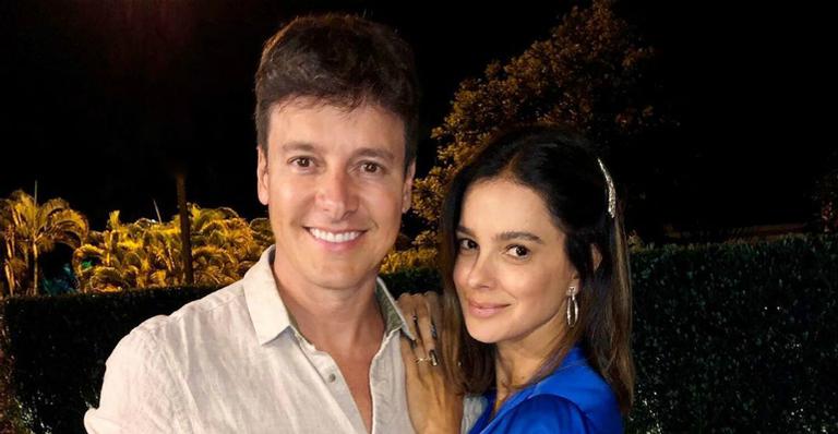 Rodrigo Faro exibe antes e depois com a esposa, Vera Viel: ”E ela cada vez mais linda”