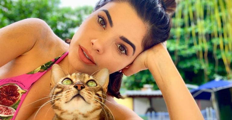 Vanessa Giácomo perde seu gatinho de estimação e usa as redes sociais para se despedir do bichinho