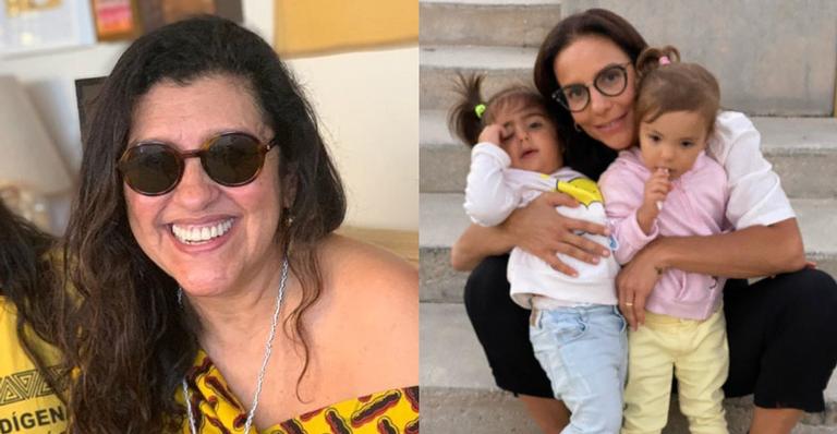 Em post na web, Regina Casé fala que se inspira em Ivete Sangalo enquanto grava Amor de Mãe