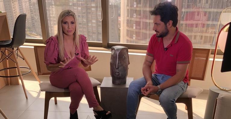 Fernanda Comora recebe Thiago Bertoldo, da dupla com Thaeme, em seu Glow Up