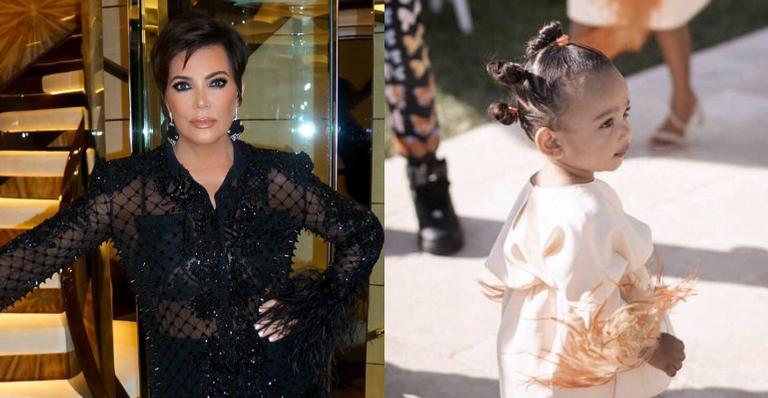 Kris Jenner parabeniza filha de Kim Kardashian com bela homenagem: ”Nosso anjinho”