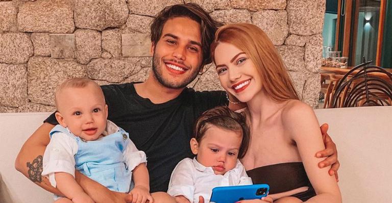 Filhos de Sarah Poncio explodem o fofurômetro e recebem elogios: ”Perfeição”