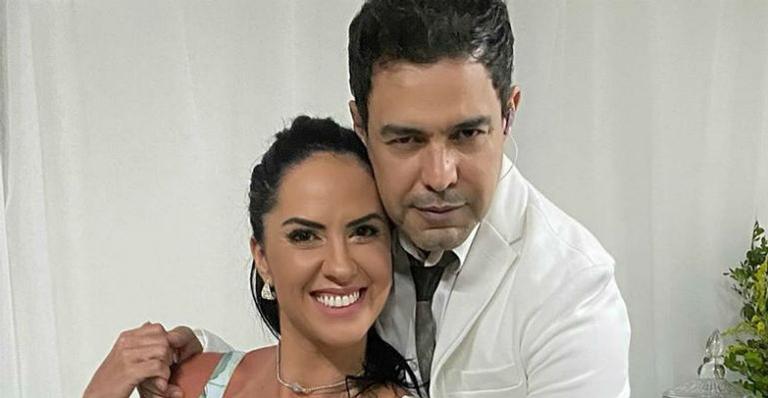 Zezé Di Camargo dá beijão em Graciele Lacerda na fazenda É o Amor