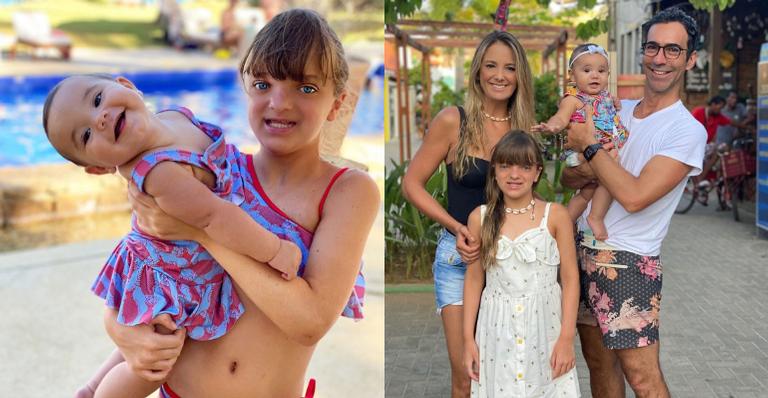 Ticiane Pinheiro posta fotos inéditas das férias e se derrete pela família: ”Sonho realizado”