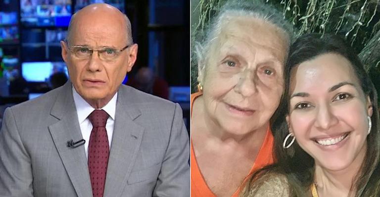Veruska posa com a mãe de Ricardo Boechat e emociona: ”Sogra”