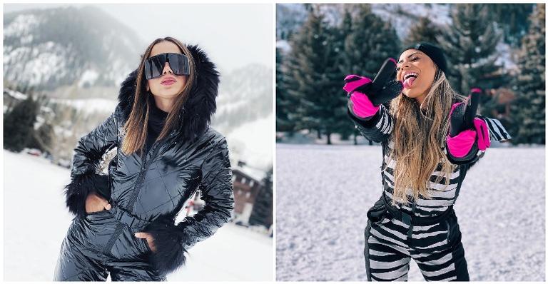 Em Aspen, Anitta faz Lexa furar a dieta ao preparar pizza caseira