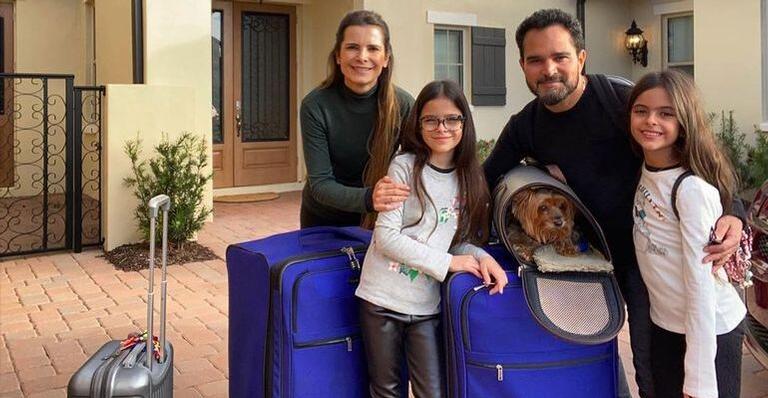 Luciano Camargo comemora aniversário em sua mansão em Orlando