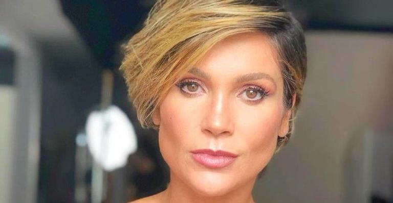 Aos 45 anos, Flávia Alessandra esbanja barriga muito seca na piscina