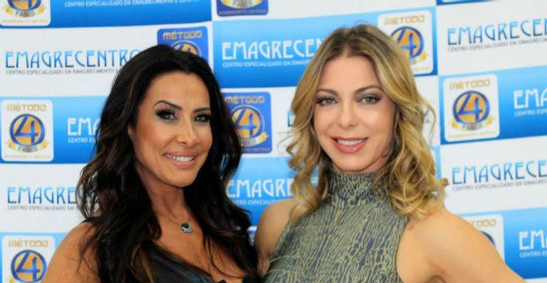Scheila Mello e Scheila Carvalho se reencontram com as filhas e quebram a internet: ”Que dupla!”