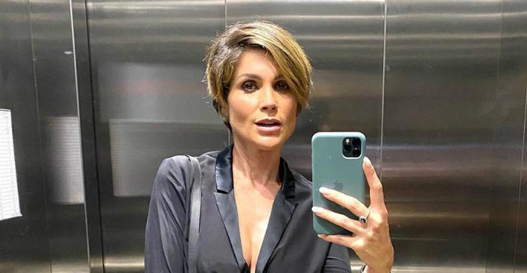 Flávia Alessandra curte dia na praia e exibe barriga sarada: ”Sorriso nosso de cada dia”
