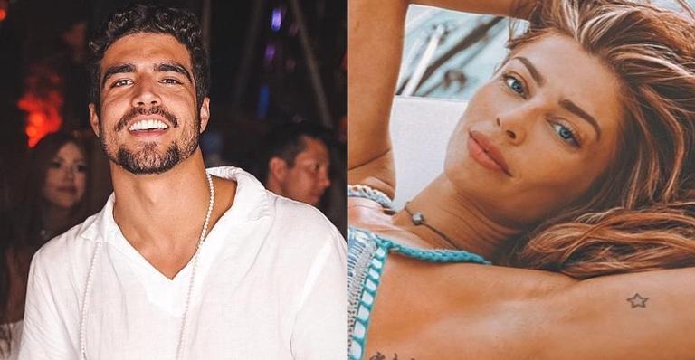 Caio Castro leva Grazi Massafera ao aeroporto de Ferrari e é flagrado trocando beijos apaixonados