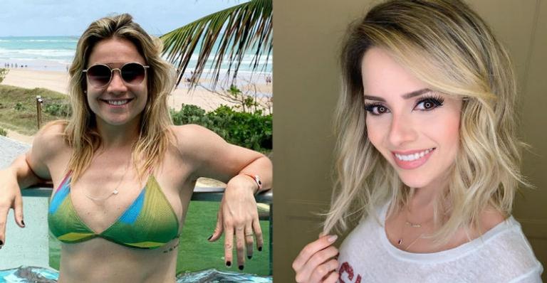Fernanda Gentil não segura a emoção ao receber ligação de Sandy durante o ‘Se Joga’