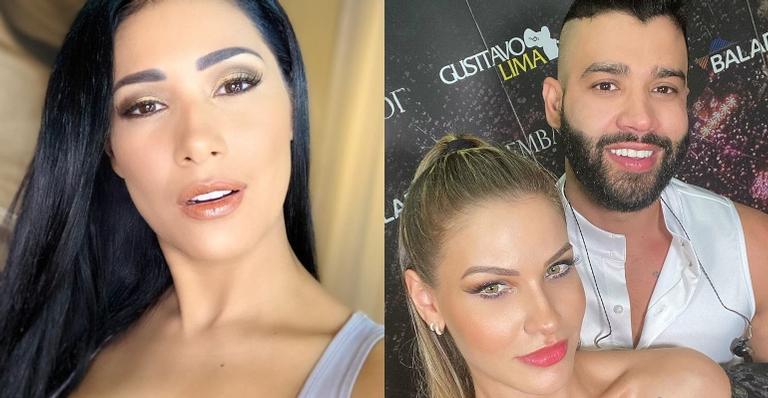 Climão? Simaria chama Gusttavo Lima de ‘gostoso’ e Andressa Suita rebate