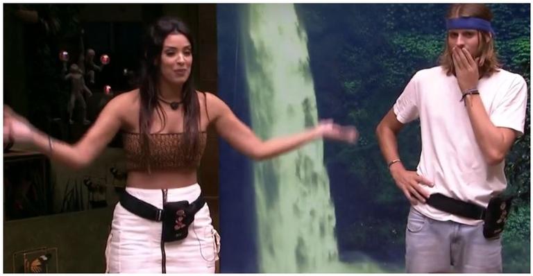 BBB20: Ivy e Daniel passam informações de fora da casa para brothers