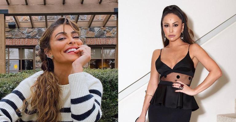 Juliana Paes parabeniza Sabrina Sato com texto comovente: ”Te encontrar é sempre alegre”