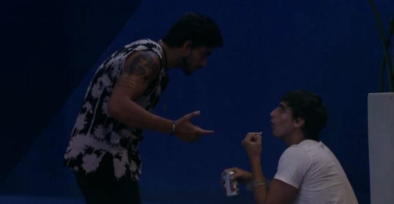 BBB20: Após discussão, Guilherme conversa com Felipe sobre Bianca e confessa: ”Ela é demais”