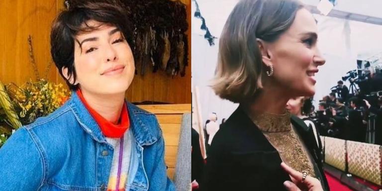 Fernanda Paes Leme elogia look em forma de protesto de Natalie Portman no Oscar: ”Sempre musa”