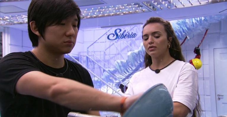 BBB 20: Rafa Kalimann fala para Pyong que está chateada com Flayslane
