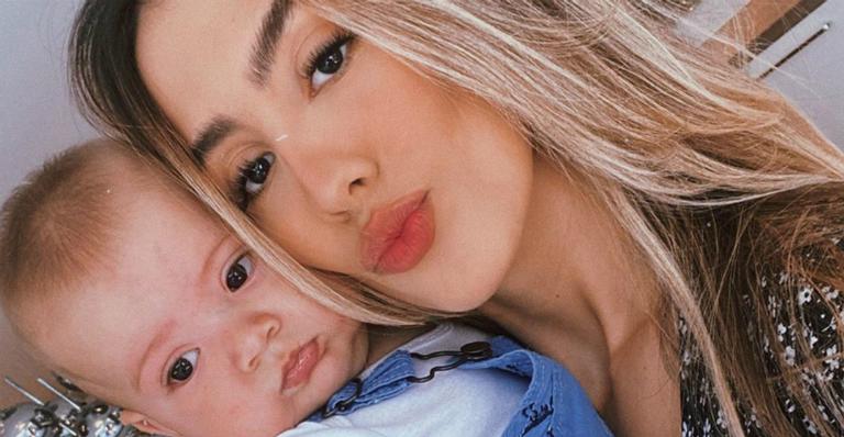 Filho de Gabi Brandt surge em primeira aula de natação e explode o fofurômetro