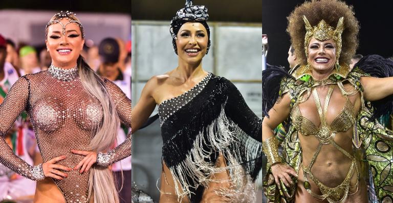 Carnaval 2020: Conheça as rainhas de bateria das escolas de samba do Grupo Especial de São Paulo