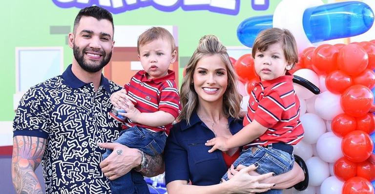 Gusttavo Lima mostra os filhos em seu jatinho avaliado em milhões e encanta os fãs