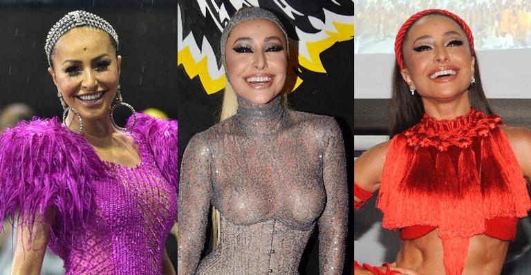 Relembre os looks do Carnaval usados por Sabrina Sato na sua escola do coração Gaviões da Fiel