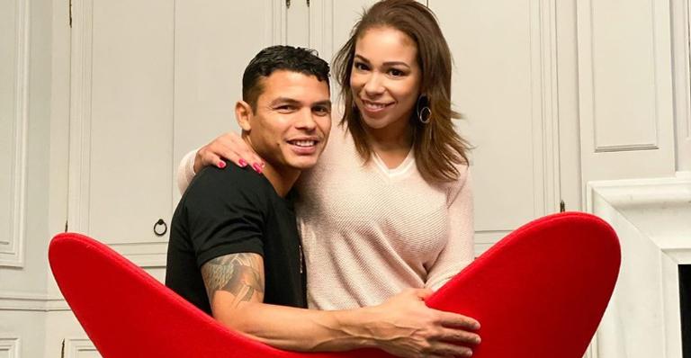 Thiago Silva e Belle Silva trocam declarações apaixonadas para comemorar Valentine’s Day: ”Te amo”