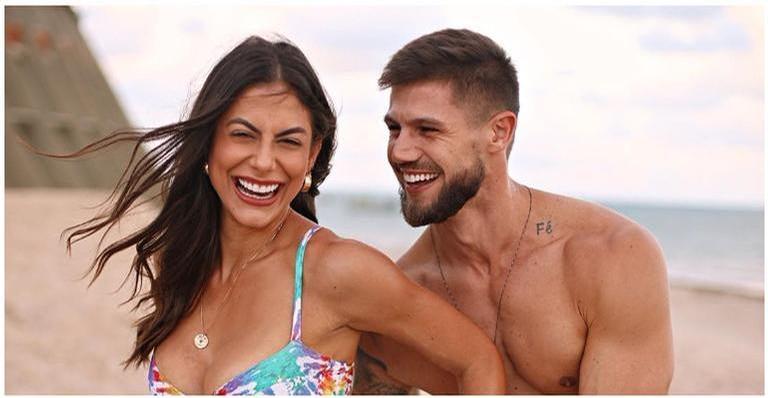Jonas Sulzbach parabeniza a noiva, Mari, do BBB20: ”Cheio de orgulho”