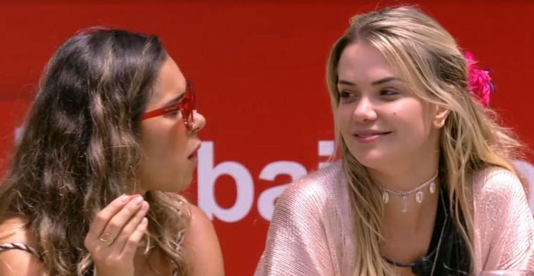 BBB20: Durante conversa com Gizelly, Marcela elogia Felipe: ”Bonitinho, né?”