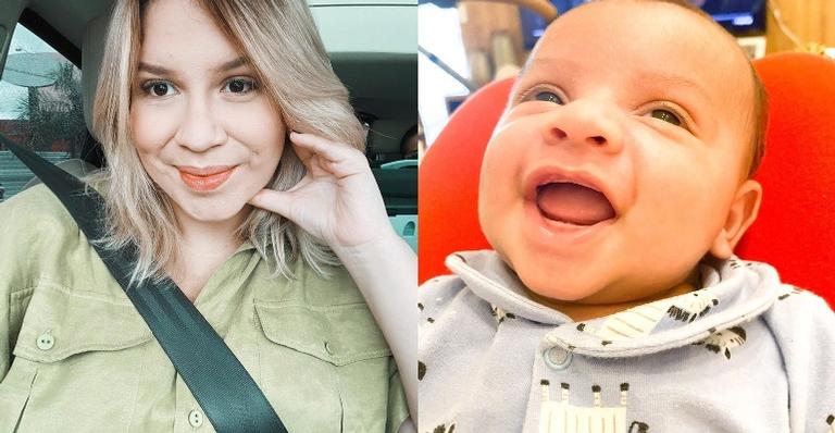 Marilia Mendonça mostra o filho com roupa de herói e brinca: ”Salvar o mundo”