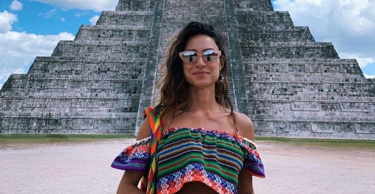 Thaila Ayala surge deslumbrante em lugar paradisíaco no Caribe: ”Bem instalada”