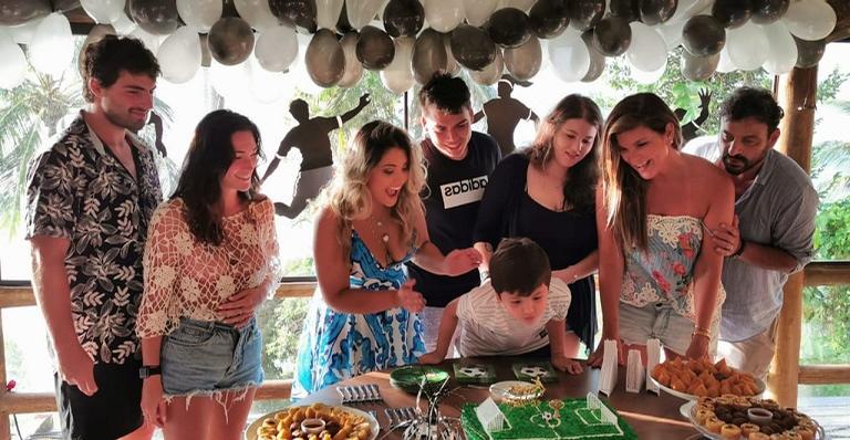 Cristiana Oliveira celebra 7 anos do neto Miguel