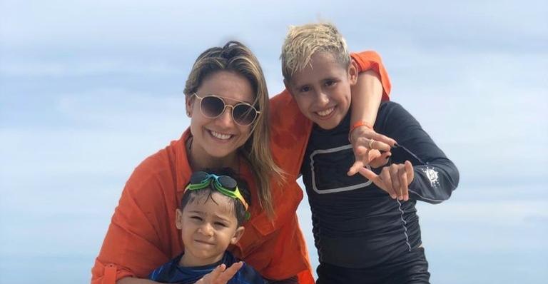 Fernanda Gentil explode o fofurômetro com lindo clique de seus filhos