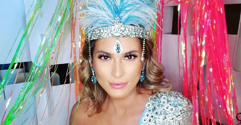 Confira os looks de Carnaval usados por Lívia Andrade, a rainha de bateria da Paraíso da Tuiuti
