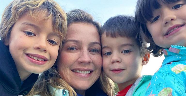 Mãe de Luana Piovani compartilha fotos dos filhos da atriz preparados para o Carnaval