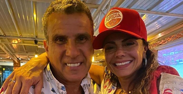 Viviane Araújo e Eri Johnson cumprem promessa e bebem cerveja juntos: ”Como foi o combinado”