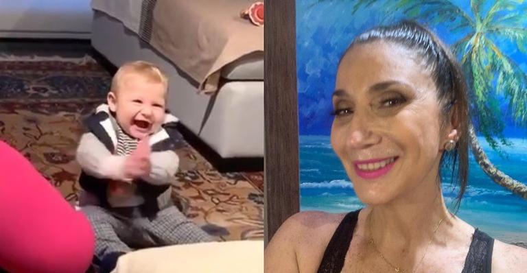 Zizi Possi compartilha vídeo fofo do seu neto Lucca e encanta: ”Ele é muito lindo”