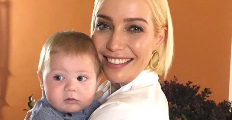 Luiza Possi comemora 8 meses do filho com foto fofíssima e web se derrete: ”Que perfeição!”
