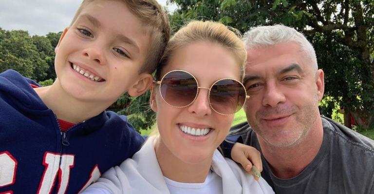 Ana Hickmann completa 39 anos e se emociona com homenagem linda do marido e do filho