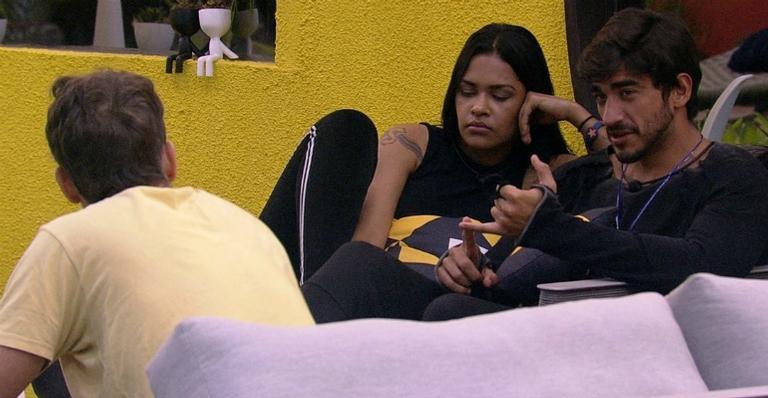 BBB20: Em conversa sobre Paredão, Flayslane, Guilherme e Prior apontam voto em brother