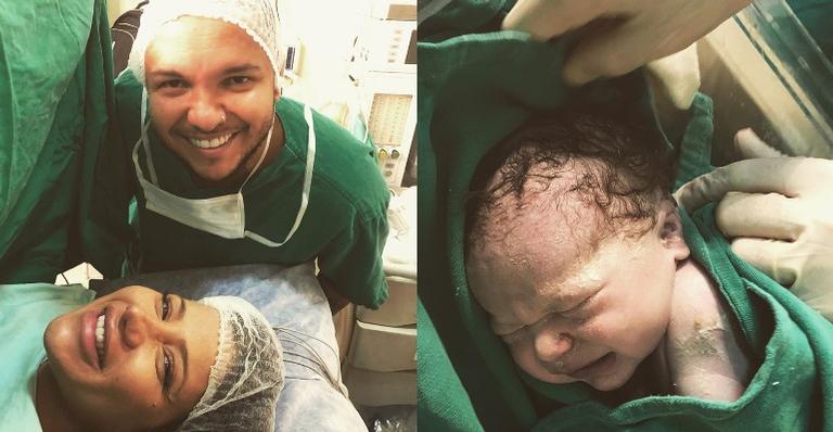 Nasce Jordan, primeiro filho do cantor Suel com Vanessa Muniz