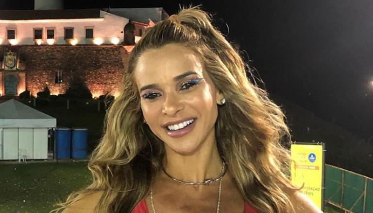 Dany Bananinha exibe barrigão em bastidores de Caldeirão do Huck: ”Dia de trabalho concluído”