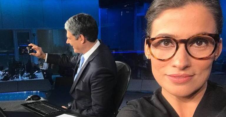 Sem nenhuma produção, Renata Vasconcellos é flagrada em aeroporto