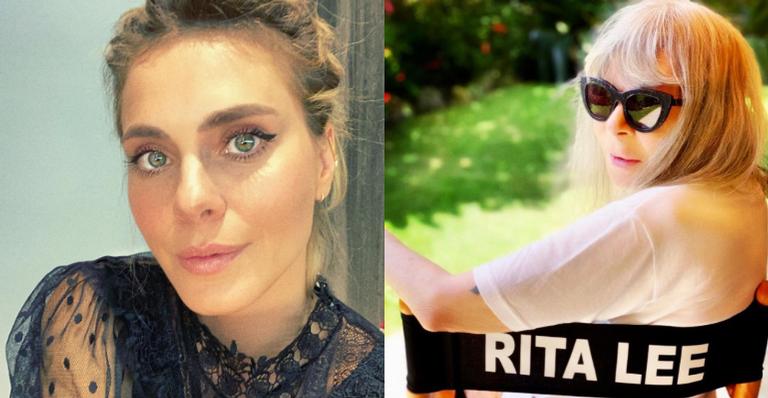 Carolina Dieckmann relembra registro de Rita Lee e elogia cantora: ”Perfeitona”