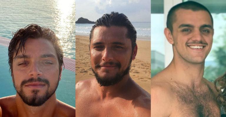 Rodrigo Simas compartilha clique antigo ao lado de Felipe Simas e Bruno Gissoni e diverte a web