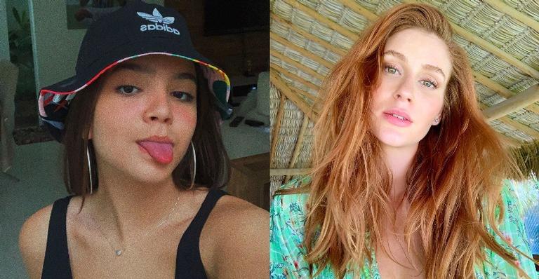 Mel Maia posta foto de biquíni e Marina Ruy Barbosa comenta: ”Andei dormindo muito”