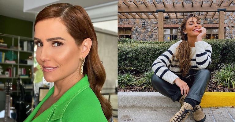Deborah Secco compartilha clique ao lado de Juliana Paes: ”Foi dia de matar um pouco das saudades”