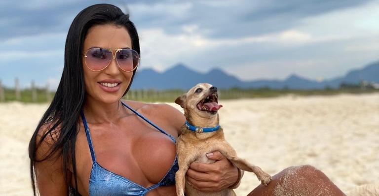 Gracyanne Barbosa lamenta morte de seu cachorrinho: ”Sou tão grata por esses anos de puro amor”