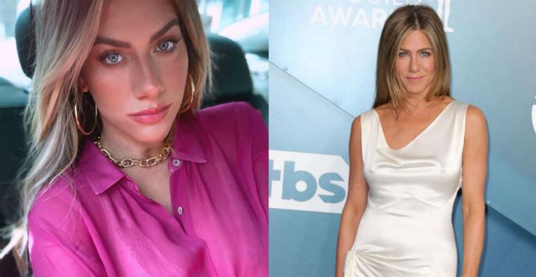 Parecidas? Giovanna Ewbank compartilha clique e se compara com a Rachel, do seriado Friends