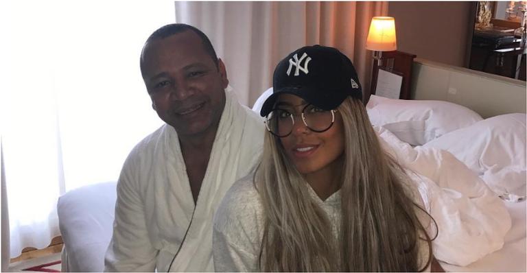 Pai de Neymar parabeniza Rafaella Santos e brinca com preços das bolsas de grife usadas pela filha